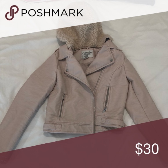 American Rag Pink Leather Riding Jacket - Picture 2 of 10